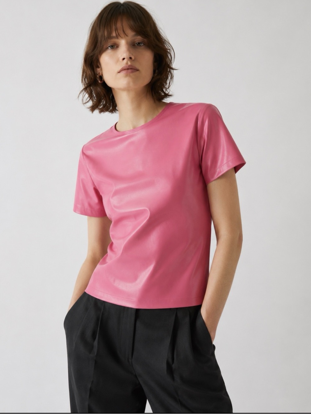 ACNE STUDIOS TESSA VISCOSE STARCHED TEE